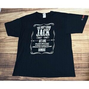 Bosch Jack Breaker Hammer T Shirt You Don’t Know Jack T Shirt Black XL Rare HTF